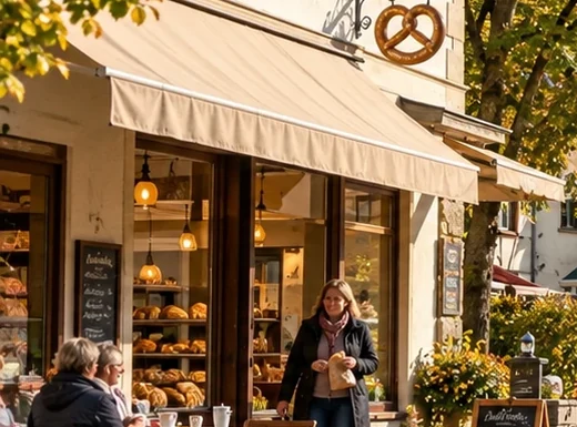 Bäckereibereich am Falkenroder Marktplatz