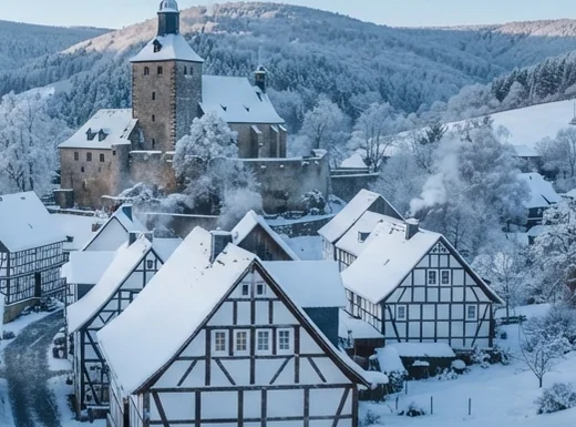 Handwerksbetrieb als Ortsmotiv