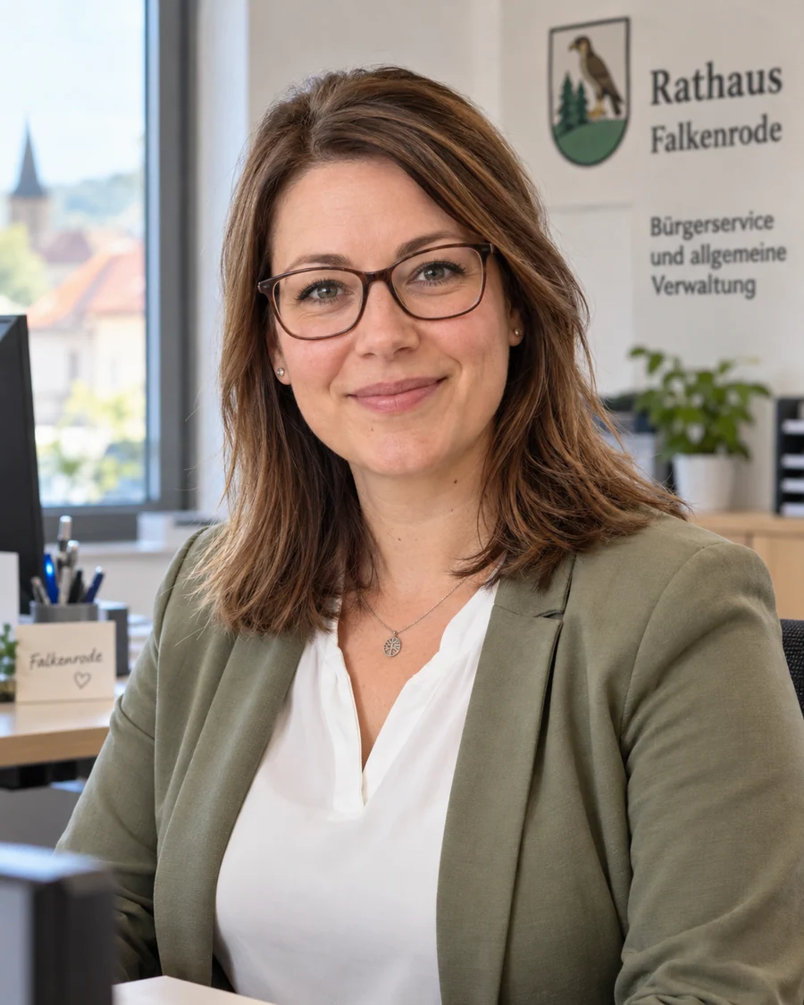 KI-Visualisierung von Laura Becker, Bürgerservice und allgemeine Verwaltung